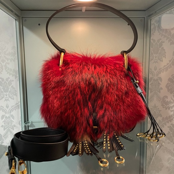 Prada Handbags - Prada Corsaire bag Red/black NEW